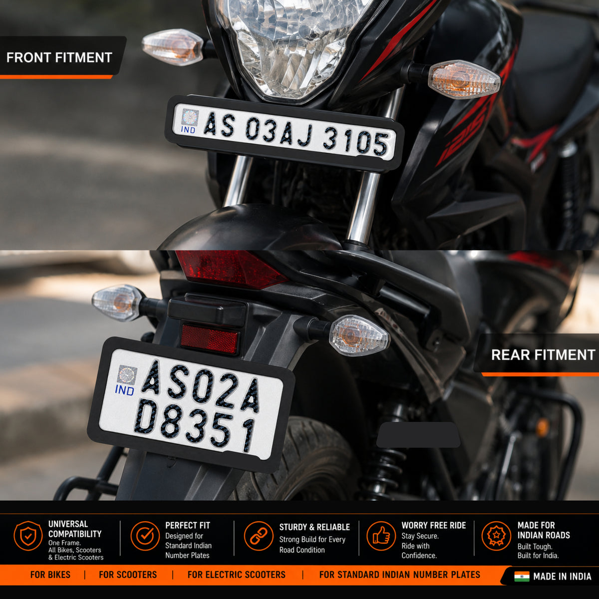 Bike Number Plates